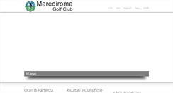 Desktop Screenshot of golfmarediroma.it