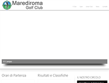 Tablet Screenshot of golfmarediroma.it